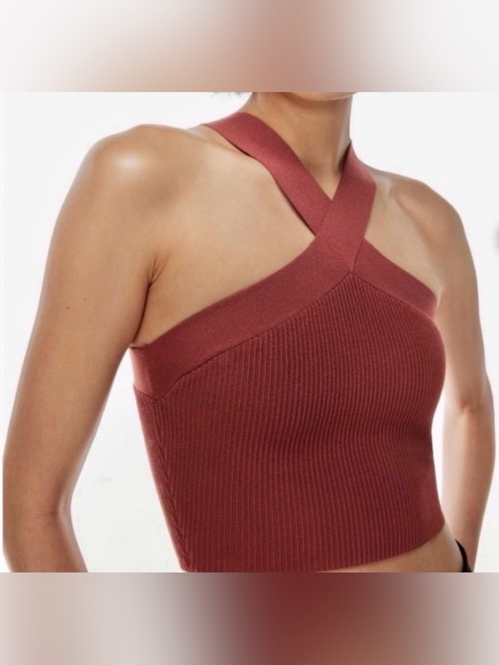 Aritzia Ribbed Crop Top